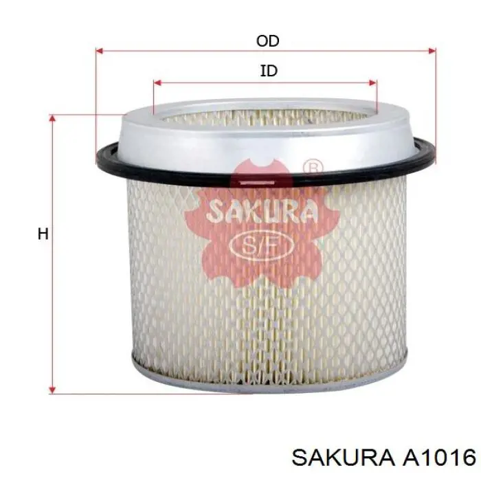 A1016 Sakura фільтр повітряний