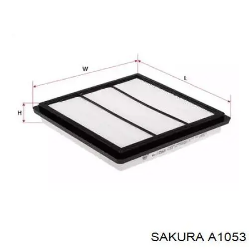 Елемент повітряного фільтра Sakura A1053 ціна, від 5.16 USD