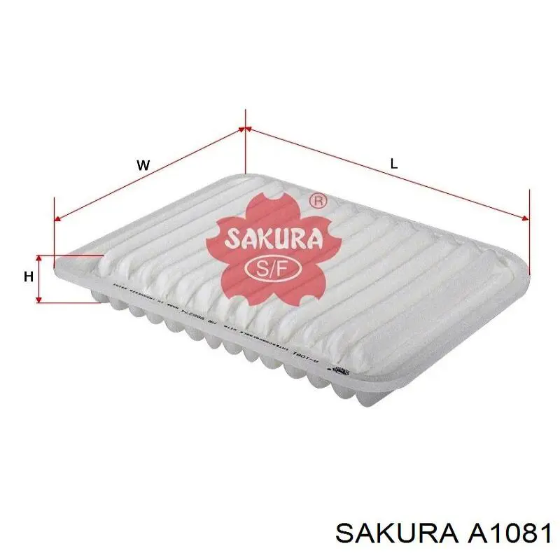 A1081 Sakura фільтр повітряний