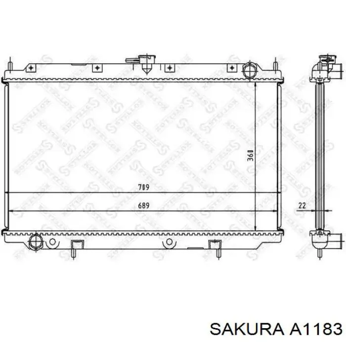 Купити A1183 Sakura Автомобільний фільтр повітря