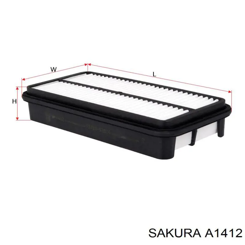 Повітряний фільтр A1412 Sakura
