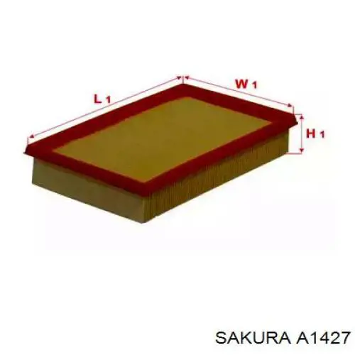 Повітряний фільтр A1427 Sakura
