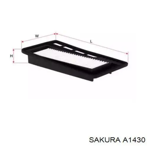 Повітряний фільтр A1430 Sakura