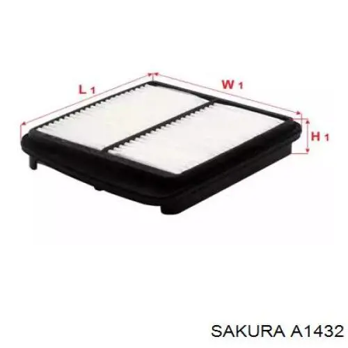 Купити A1432 Sakura Автомобільний фільтр повітря