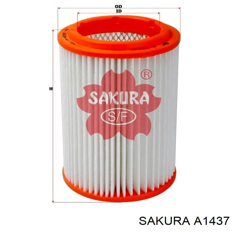 Елемент повітряного фільтра Sakura A1437 ціна, від 5.17 USD