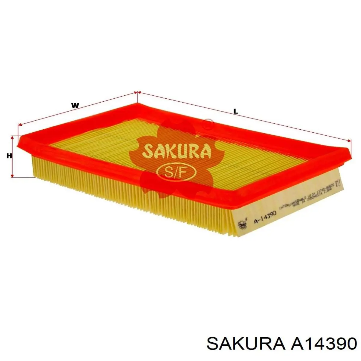 Елемент повітряного фільтра Sakura A14390 ціна, від 4.69 USD