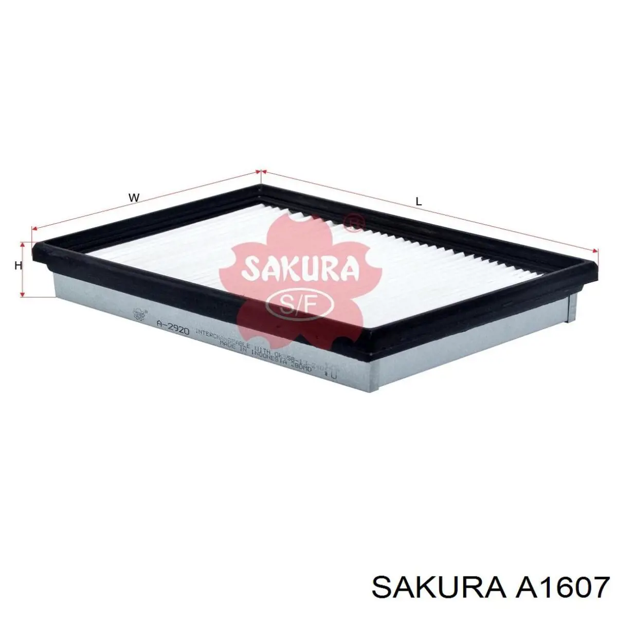 Купити A1607 Sakura Автомобільний фільтр повітря