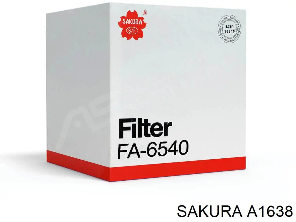 A1638 Sakura Повітряний фільтр двигуна