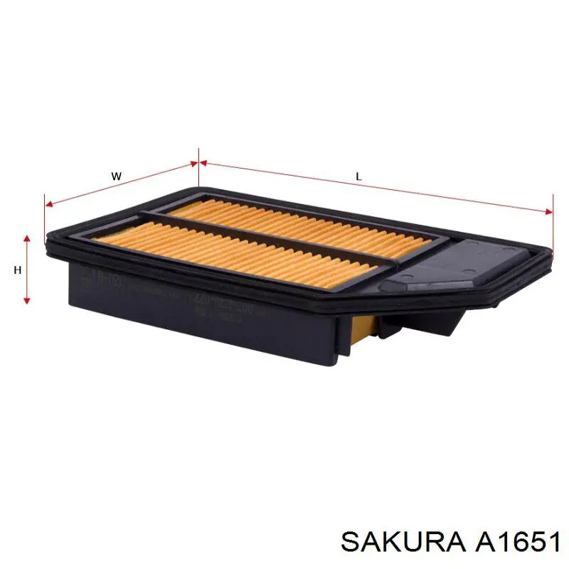 Купити A1651 Sakura Автомобільний фільтр повітря