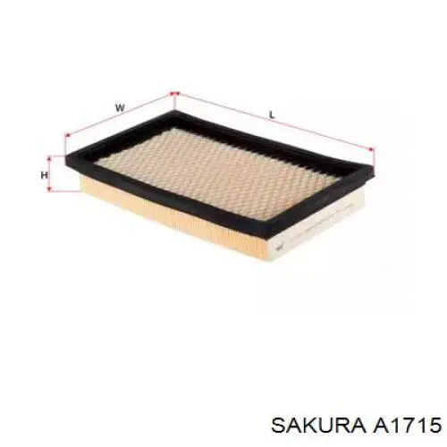 A1715 Sakura фільтр повітряний