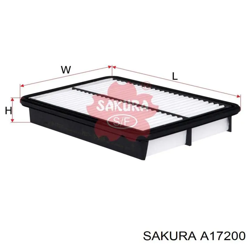 Елемент повітряного фільтра Sakura A17200 ціна, від 7.60 USD