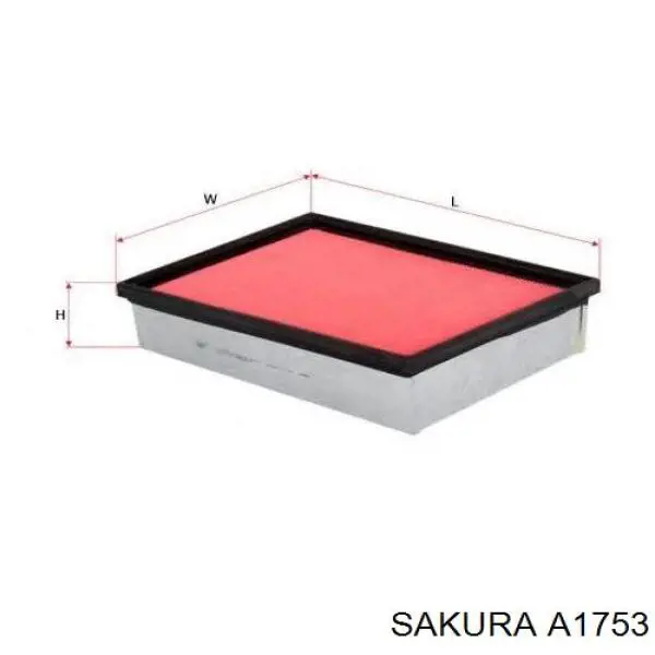 A1753 Sakura фільтр повітряний