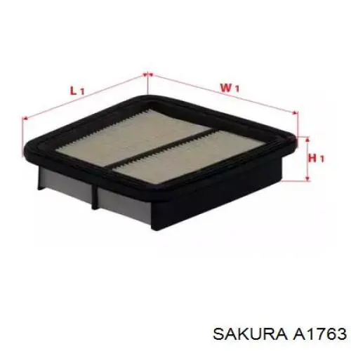 A1763 Sakura Повітряний фільтр двигуна