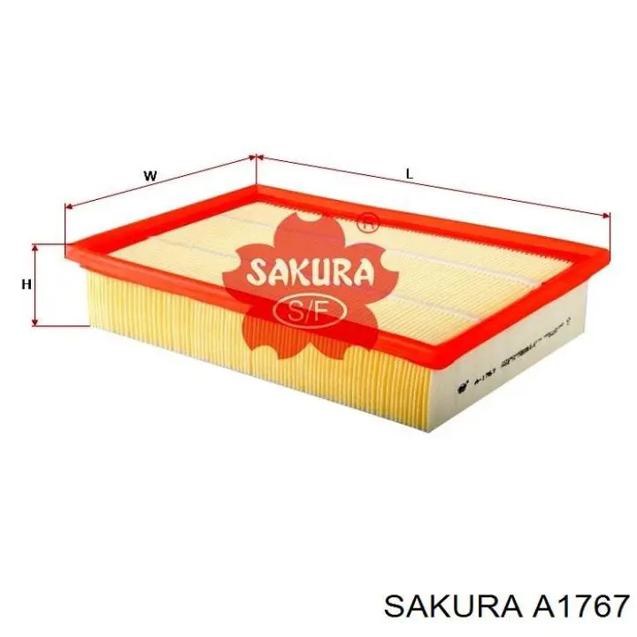Повітряний фільтр A1767 Sakura