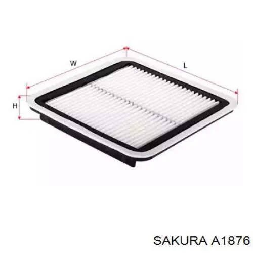 A1876 Sakura Повітряний фільтр двигуна
