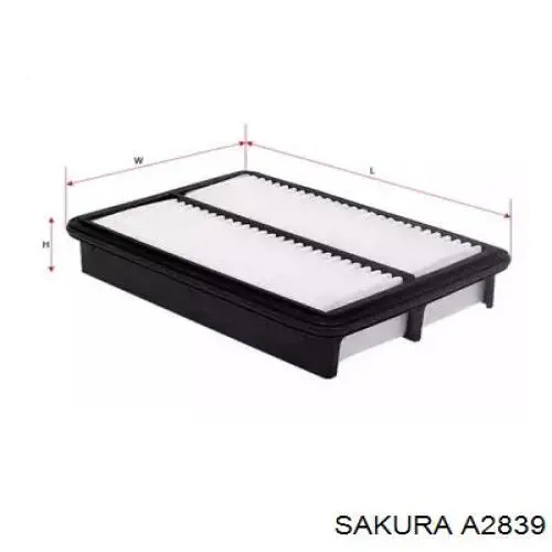 A2839 Sakura Повітряний фільтр двигуна