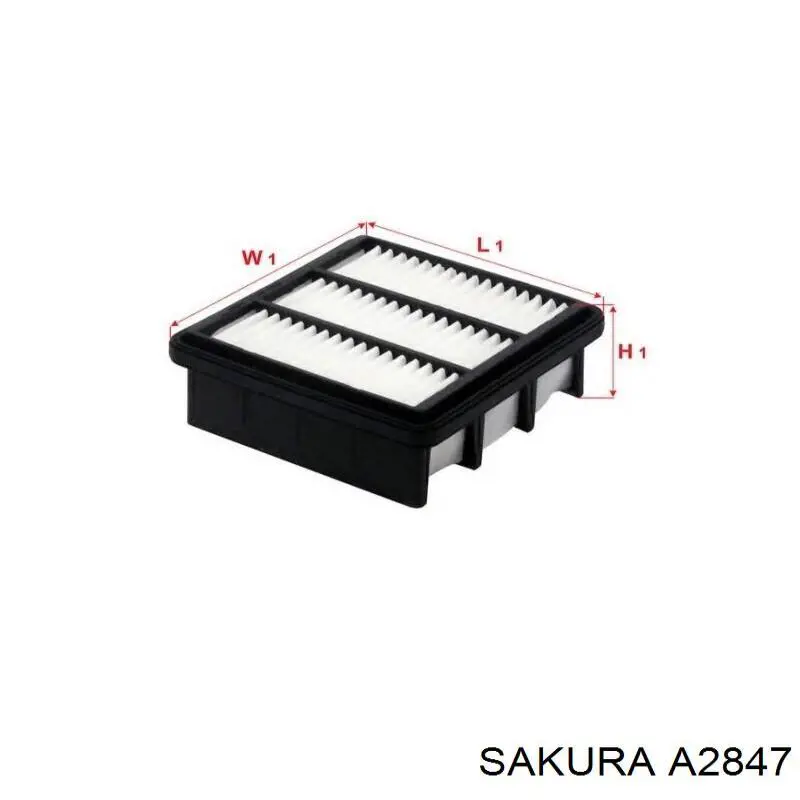 A2847 Sakura Повітряний фільтр двигуна