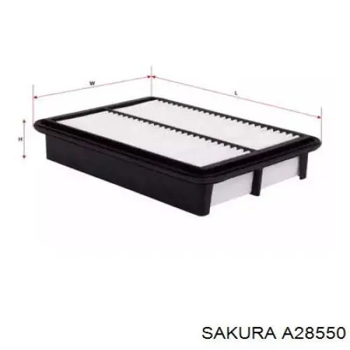 Купити A28550 Sakura Автомобільний фільтр повітря