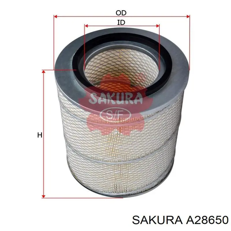 Елемент повітряного фільтра Sakura A28650 ціна, від 24.06 USD
