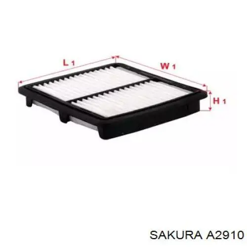 Купити A2910 Sakura Автомобільний фільтр повітря