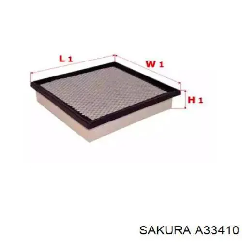 Елемент повітряного фільтра Sakura A33410 ціна, від 10.52 USD