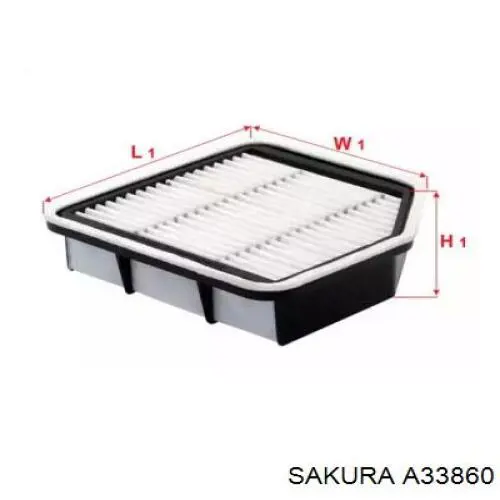 A33860 Sakura Повітряний фільтр двигуна
