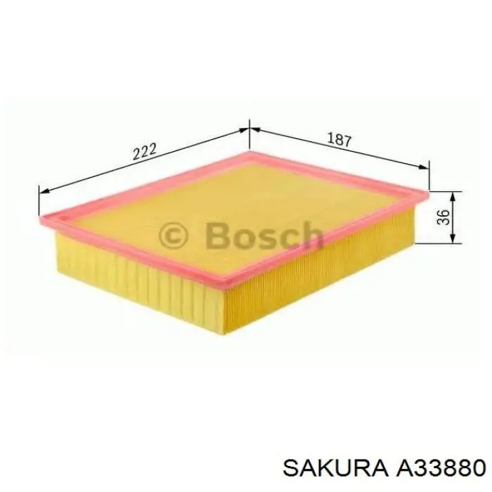 Фільтр повітряний AND 3C129053