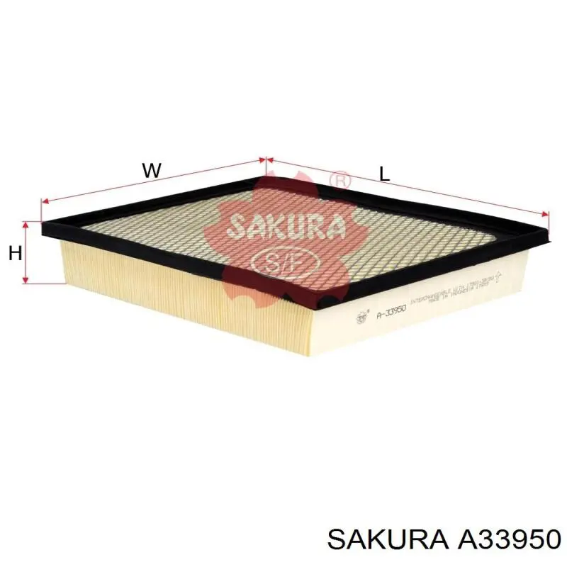 Елемент повітряного фільтра Sakura A33950 ціна, від 11.40 USD