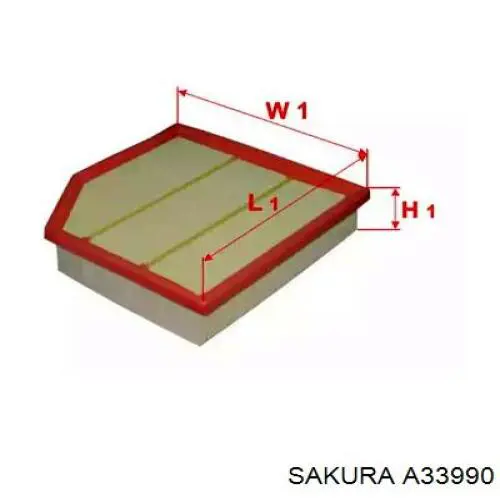 A33990 Sakura фільтр повітряний
