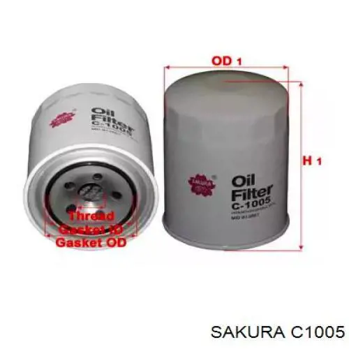 Фільтр масляний Union C320