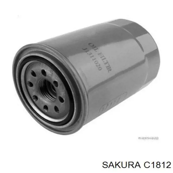Масляний фільтр двигуна Sakura C1812 ціна, від 8.37 USD