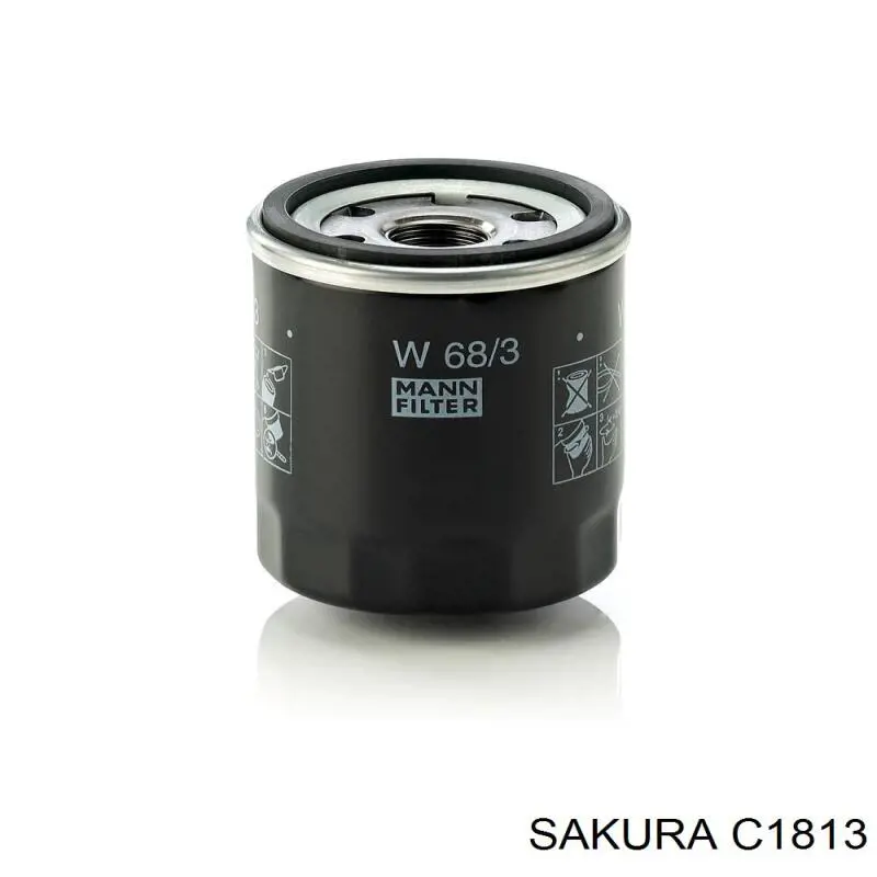Масляний фільтр двигуна Sakura C1813 ціна, від 4.11 USD