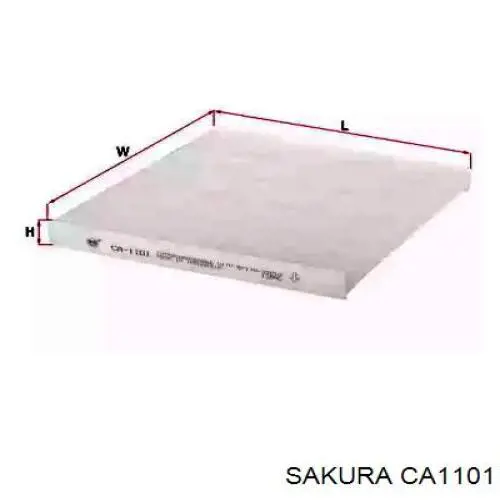 Фільтр салону CA1101 Sakura