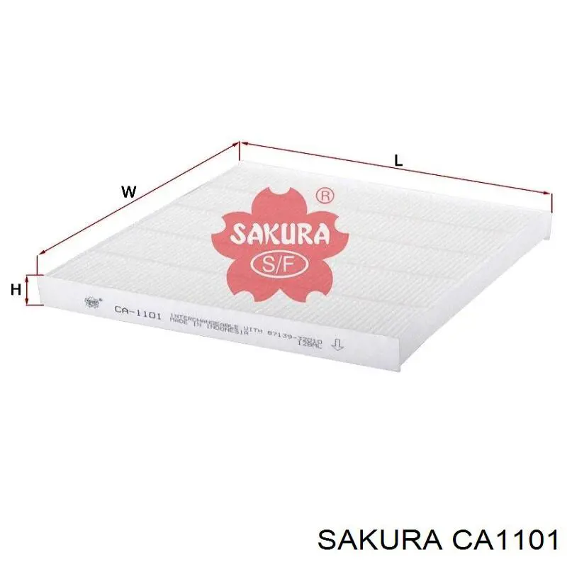 CA1101 Sakura Внутрішньосалонний фільтр