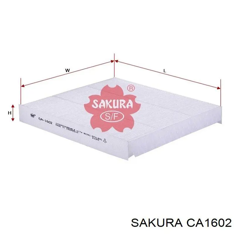 Фільтр повітряний обігрівача Sakura CA1602 ціна, від 4.34 USD