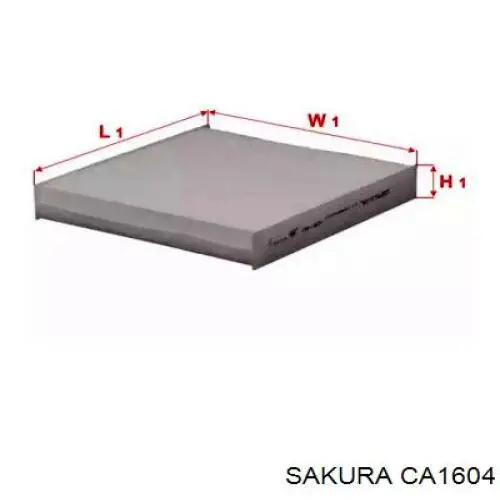 Фільтр повітряний обігрівача Sakura CA1604 ціна, від 4.51 USD