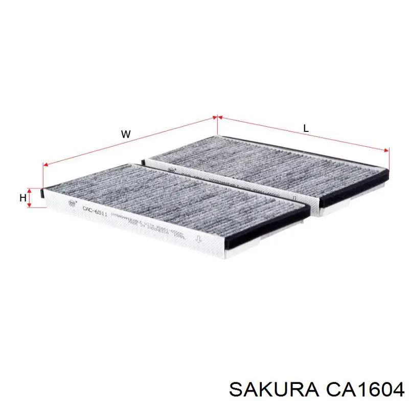 CA1604 Sakura фільтр салону