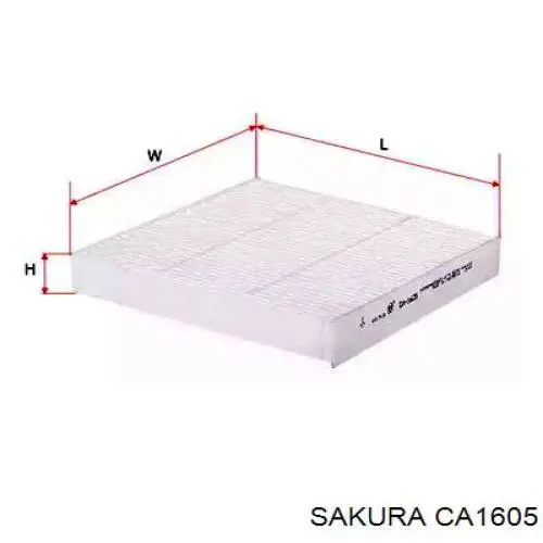 Фільтр салону CA1605 Sakura