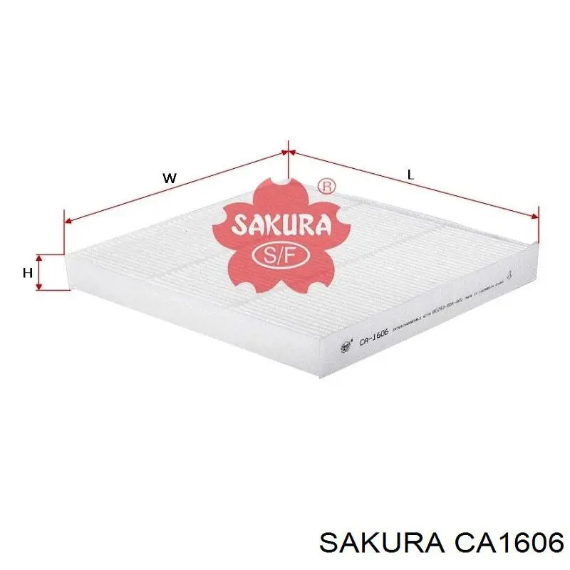 CA1606 Sakura Внутрішньосалонний фільтр