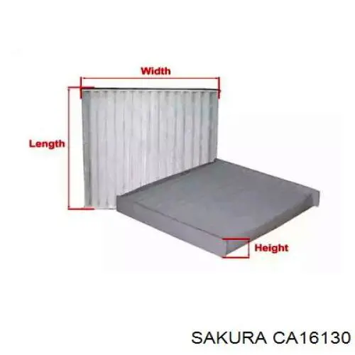 CA16130 Sakura Внутрішньосалонний фільтр