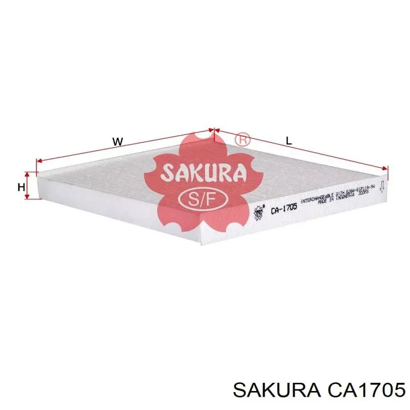 Фільтр повітряний обігрівача Sakura CA1705 ціна, від 4.22 USD
