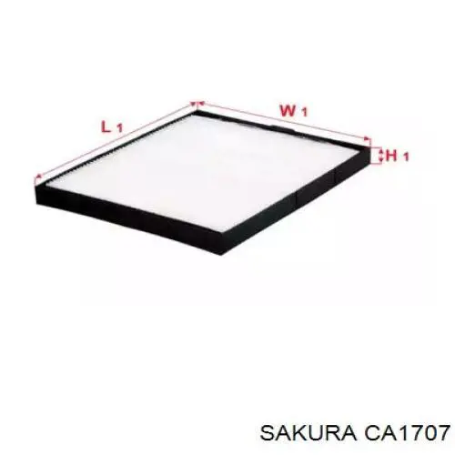 CA1707 Sakura Внутрішньосалонний фільтр