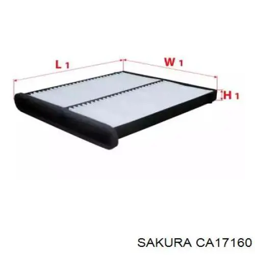 Фільтр повітряний обігрівача Sakura CA17160 ціна, від 6.30 USD