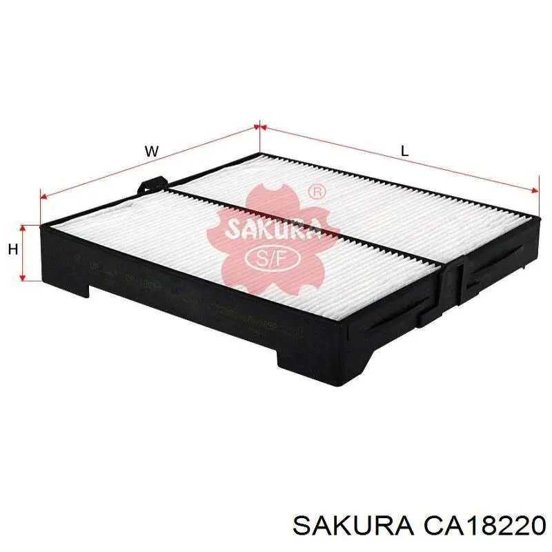 Фільтр повітряний обігрівача Sakura CA18220 ціна, від 5.56 USD