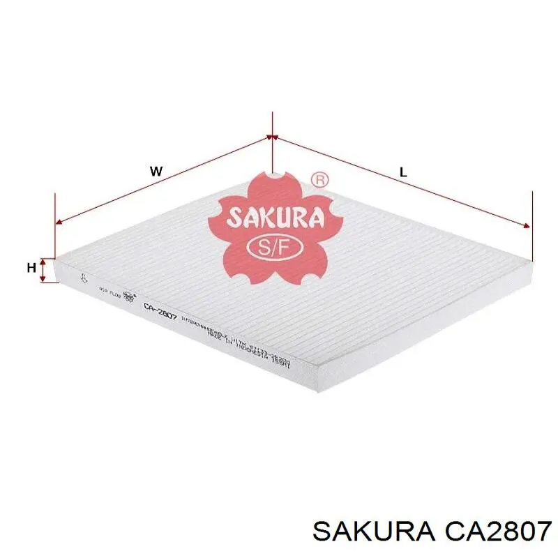 Купити CA2807 Sakura Фільтр салону вугільний