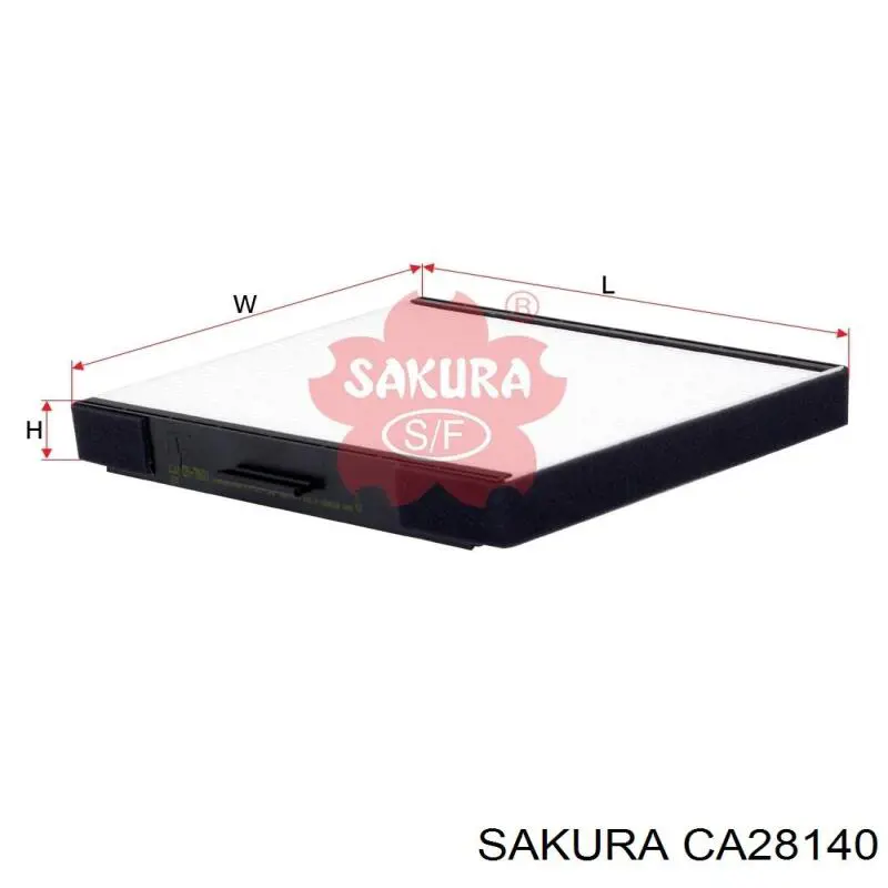 Повітряний фільтр салону Sakura CA28140