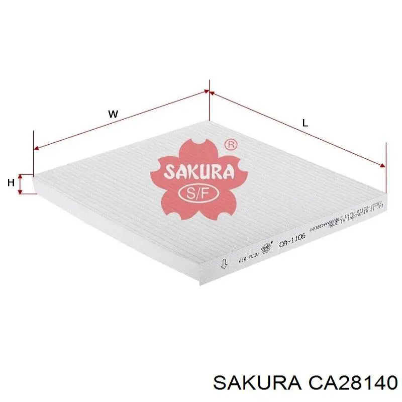 Фільтр повітряний обігрівача Sakura CA28140 ціна, від 4.08 USD