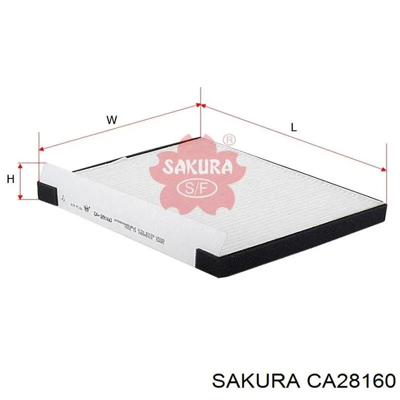 CA28160 Sakura Внутрішньосалонний фільтр
