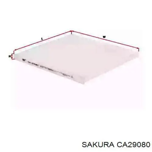 CA29080 Sakura Внутрішньосалонний фільтр