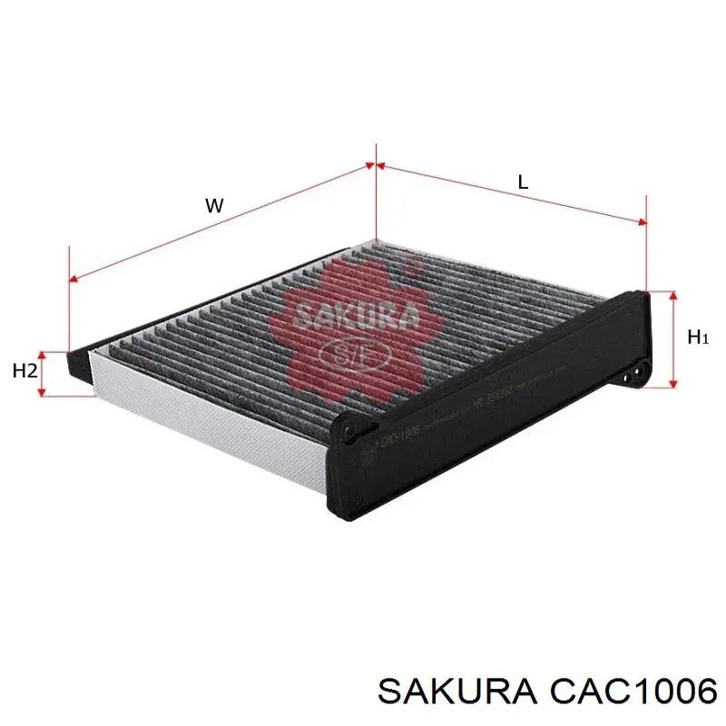 CAC1006 Sakura Внутрішньосалонний фільтр